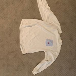 Long sleeve white southern marsh shirt